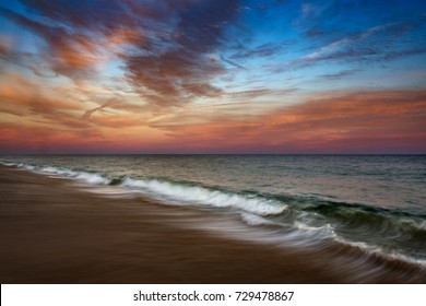 Dreamy Beach Sunset In Montauk NY