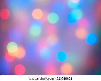 Dreamy Colorful Bokeh Lights For Backdrop