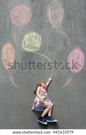 Similar – Image, Stock Photo First contact with chewing gum machine