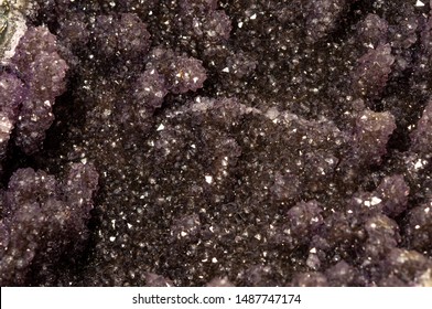 Dreamy Purple Amethyst Crystal Background