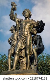 Dresden, Germany - 16.09.2020 - Sculpture At The Elbe Terraces