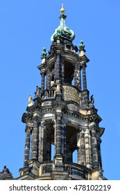 DRESDEN, GERMANY - 20 July, 2014: Old Church Dom In Dresden