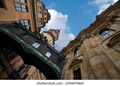 Dresden, Germany - October 2021: Impressive Architecture In The City Center