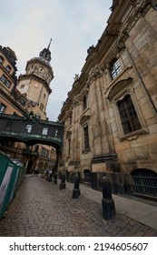 Dresden, Germany - October 2021: Impressive Architecture Of The City Center