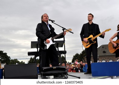 Dresden Saxony Germany - October 3, 2016: Chris De Burgh During  Visit The City