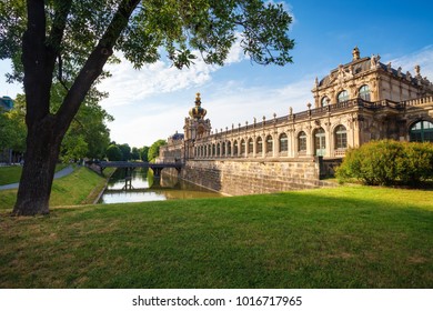 Dresden Zwinger In Summer Day