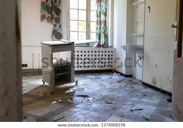 Dresser Standing Old Abandoned Room Big Stock Photo Edit Now