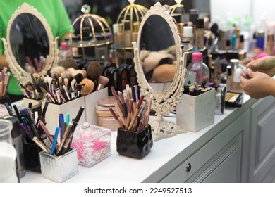 dressing table in a beauty salon - Shutterstock ID 2249527513