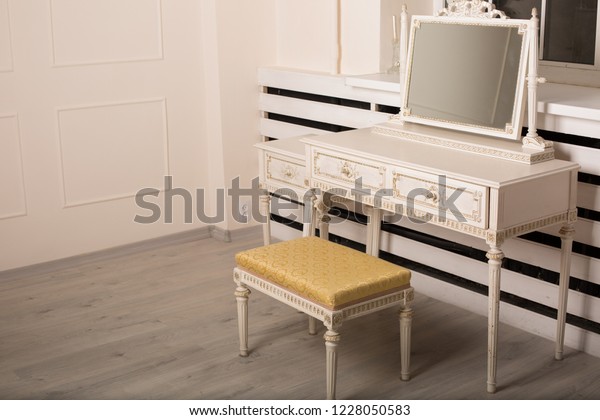 Dressing Table Bedroom Female Table Table Stock Photo Edit