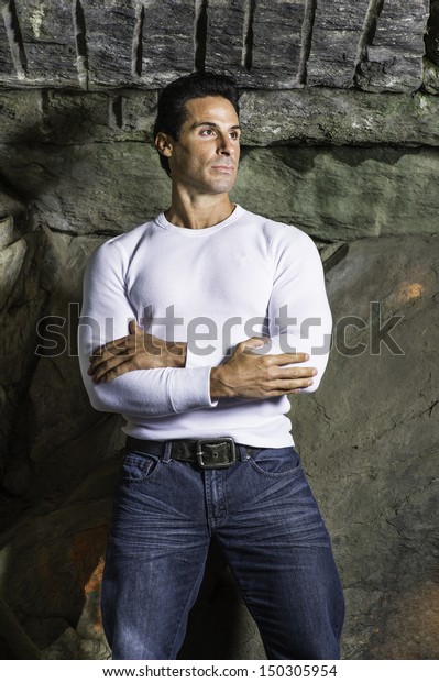 crossing belt jeans
