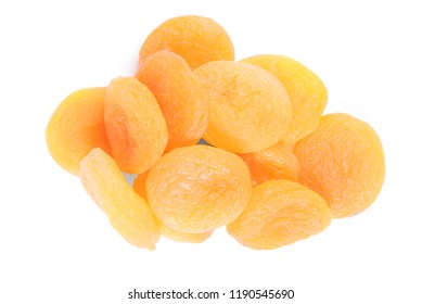 Dried apricot. In high resolution. Isolated on the white background - Shutterstock ID 1190545690