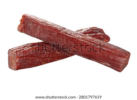 Dried beef jerky, beef strips