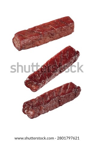 Dried beef jerky, beef strips