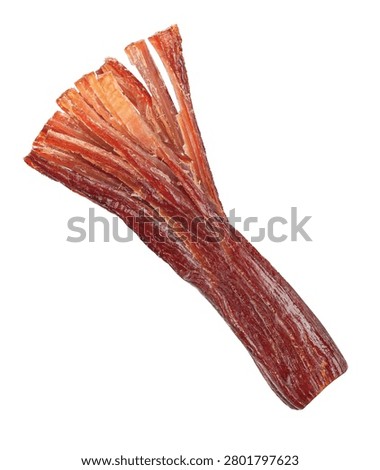 Dried beef jerky, beef strips
