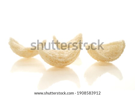 Dried Birdnests on white background