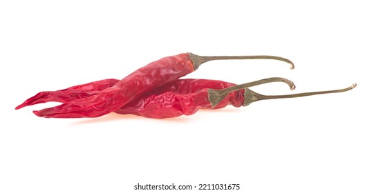 Dried Chili  Isolated On White Background