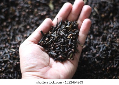 dried clove granules that are ready to process
