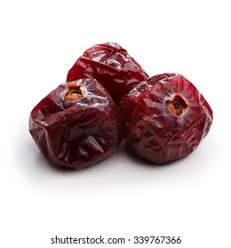 Dried Cranberries Isolated On White. Studio Shoot, Retouched, Infinite Depth Of Field