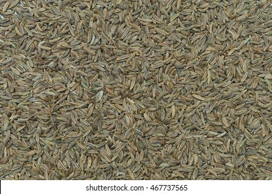 Dried Cumin Spice Background Texture