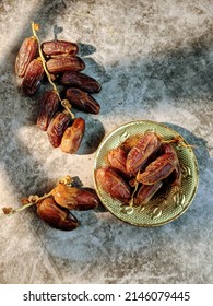 Dried dates popular during fasting month or Ramadhan among muslim in Asia and Arab. types of dried dates include medjool and ajwa. They can be found in grocery stores