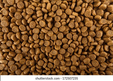 Dried Dog Food Background