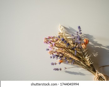 
Dried Flower Bouquet With Lavender