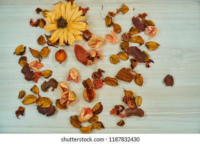 Dried Flowers Background - Shutterstock ID 1187832430