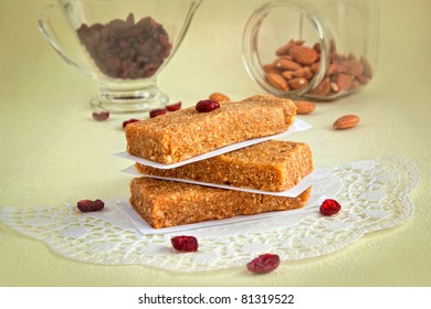 Dried Fruit Bars With Nuts