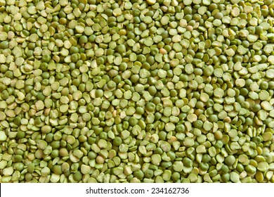 Dried Green Peas Texture