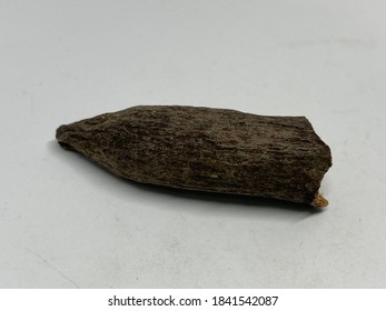 Dried Kapok Buds Or Marathi Moggu (Indian Spice) On A White Background