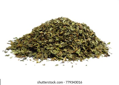 Dried mint herb