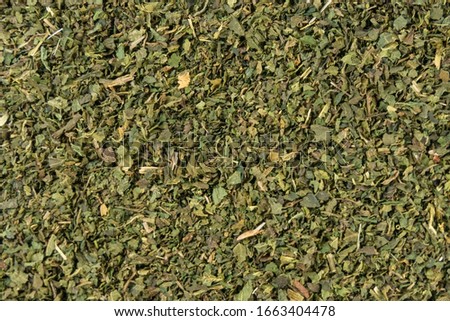dried nettle herb or in latin Utricae folium background. medicinal healing herbs. herbal medicine. alternative medicine
