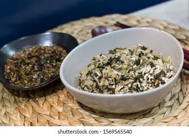 Dried Radish Greens Leaves With Rice.