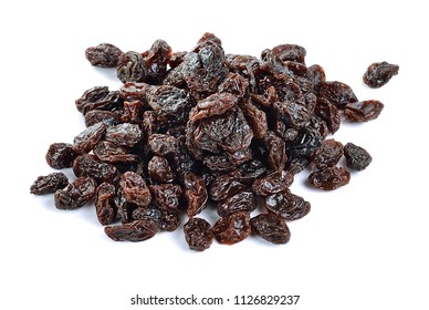 Dried Raisin On White Background Stock Photo 1126829237 | Shutterstock