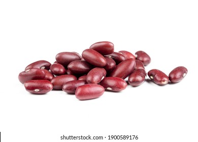 Dried Red Bean, Kidney Bean On The White Background