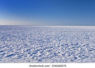 Drift Ice In Shiretoko Peninsula.