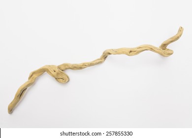 Driftwood On White Background