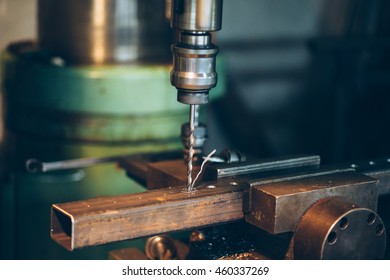 Drilling machine in factory workshop - Powered by Shutterstock