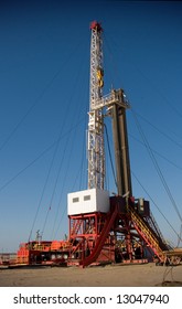 Drilling For Oil Installation In Western Kazakhstan