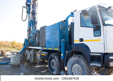 Drilling Rig. Drilling Deep Wells. Coring. Industry. Mineral Exploration.