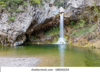 Drimonas Waterfall, Euboea, Greece