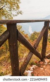 Drina River Canyon During Autumn