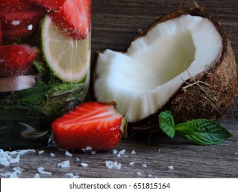 Strawberry Coconut Lemonade Stock Photos Images Photography Shutterstock