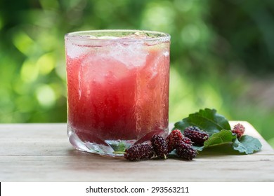 Drink Juice Made From Mulberry Trees.