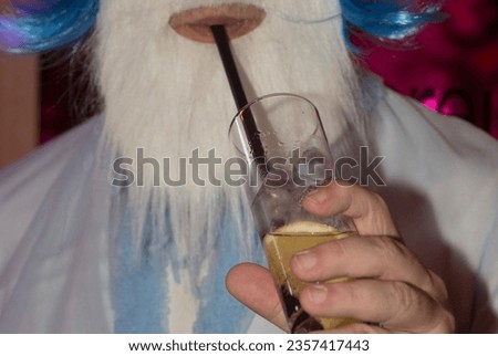 drinking an alcoholic beverage with spirits, a high percentage drink
