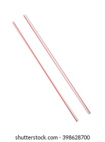 Drinking straws isolated on white background - Shutterstock ID 398628700