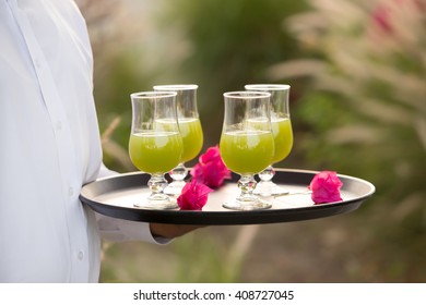 Drinks at the bar