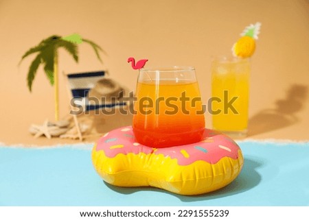 Drinks, fresh summer drink for refreshing, summer vibes concept