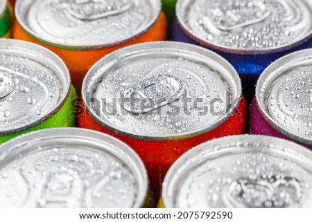 Drinks lemonade cola drink softdrinks in cans can