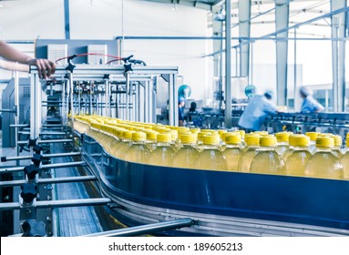 drinks production plant in China